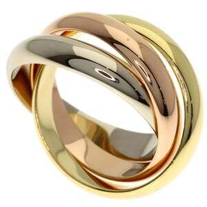 CARTIER 18k Gold Trinity Ring #50